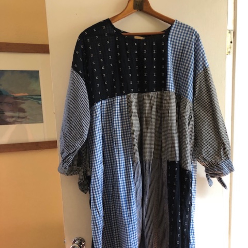 Matta patchwork easy-wearing dress - O/S